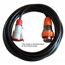 20A 5m 4 Pin Extension Lead. Australian IP56 Plug to 16A European Socket. With options of either a 4 or 5 Pin Extension Socket.